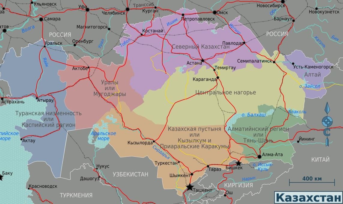 Казахстан – Россия: водные транспортные маршруты